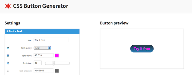 CSS Button Generator