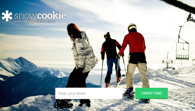 Landing page: Snowcookie