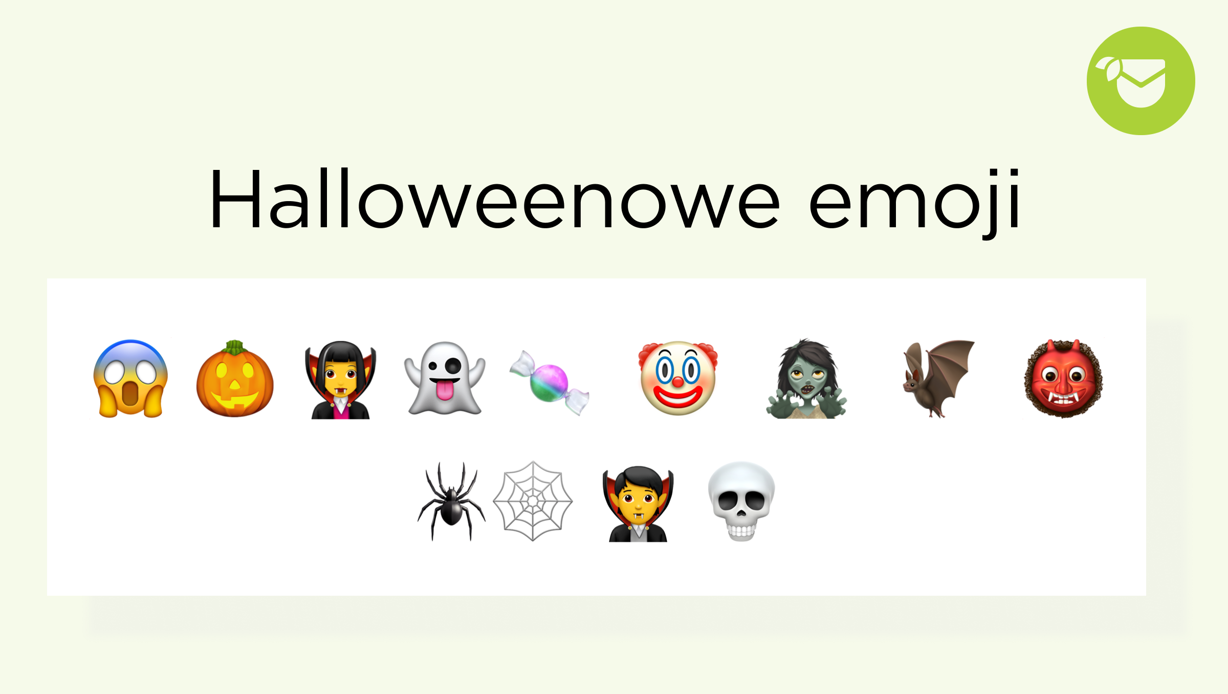 Halloween - emoji do newslettera