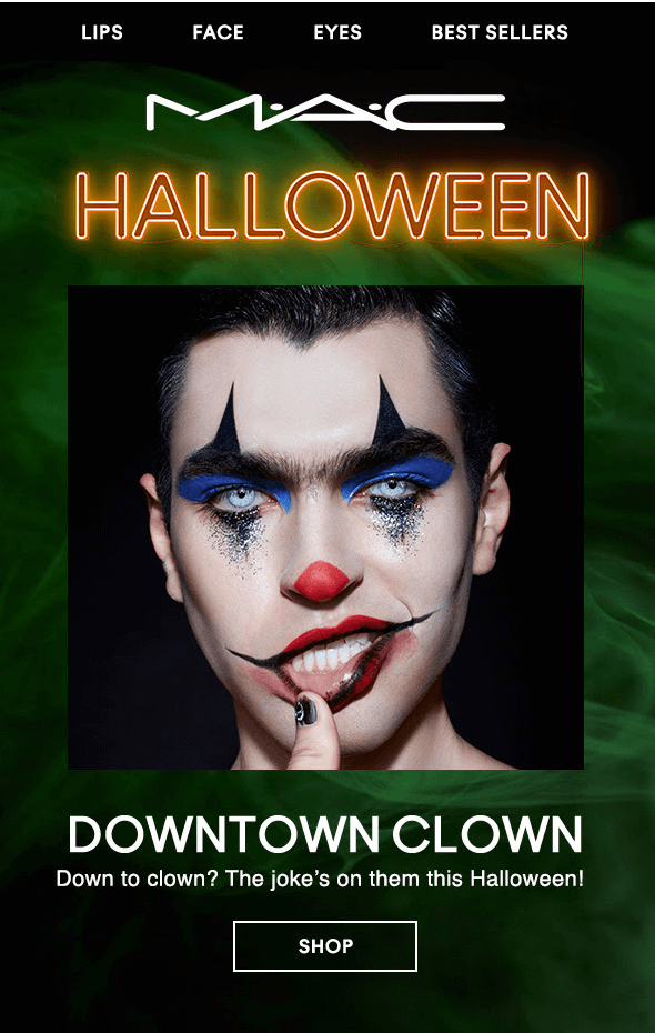 makijaż Halloweenowy - newsletter